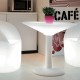 Podświetlany LED stolik barowy ANTIKA, MADE IN ITALY