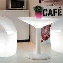 Podświetlany LED stolik barowy ANTIQUA, MADE IN ITALY
