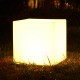 Stolik - taboret - lampa 6-9W led - sześcian 30cm