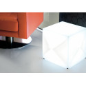 Stolik 30cm DIAMANTE, taboret, lampa LED 5W - 30 cm sześcian
