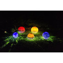 Lampa kula z promieniami 50 cm do dekoracji ogrodu