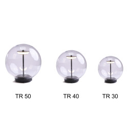 Zestaw trzech lamp 30, 40, 50 cm LED do dekoracji ogrodu