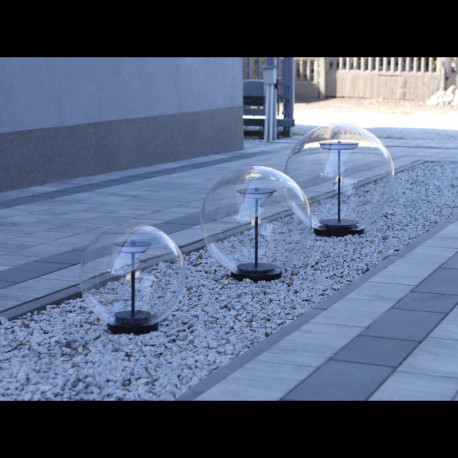 Zestaw trzech lamp BALUX LED TR 30, 40, 50 cm LED do dekoracji ogrodu