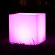 Stolik - taboret - lampa 6-9W led - sześcian 40cm